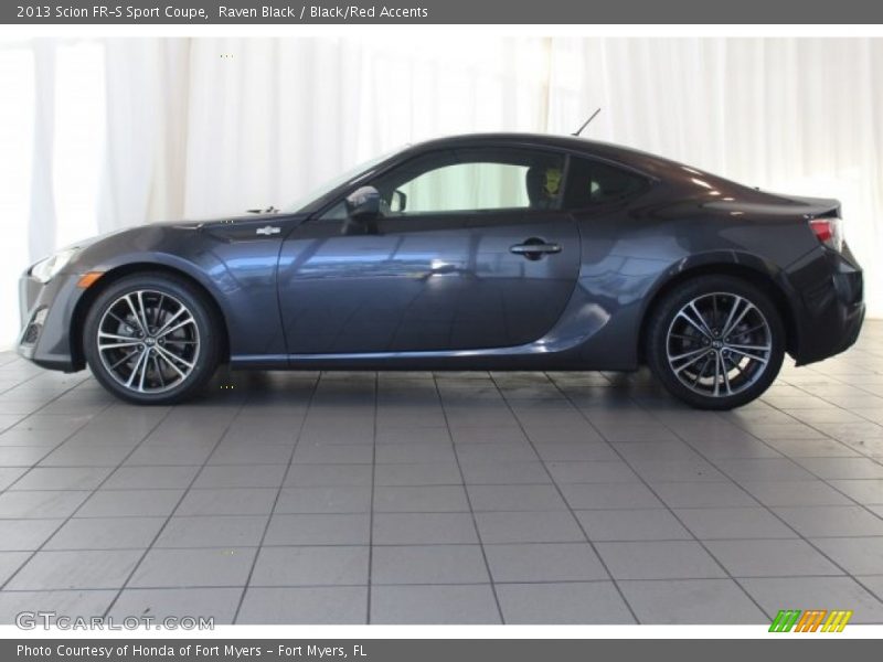 Raven Black / Black/Red Accents 2013 Scion FR-S Sport Coupe
