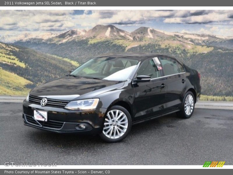 Black / Titan Black 2011 Volkswagen Jetta SEL Sedan