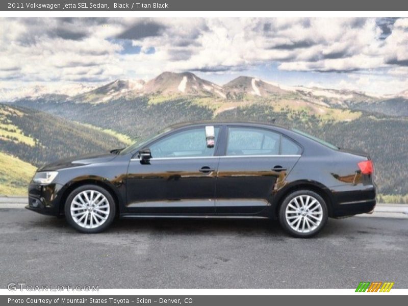Black / Titan Black 2011 Volkswagen Jetta SEL Sedan