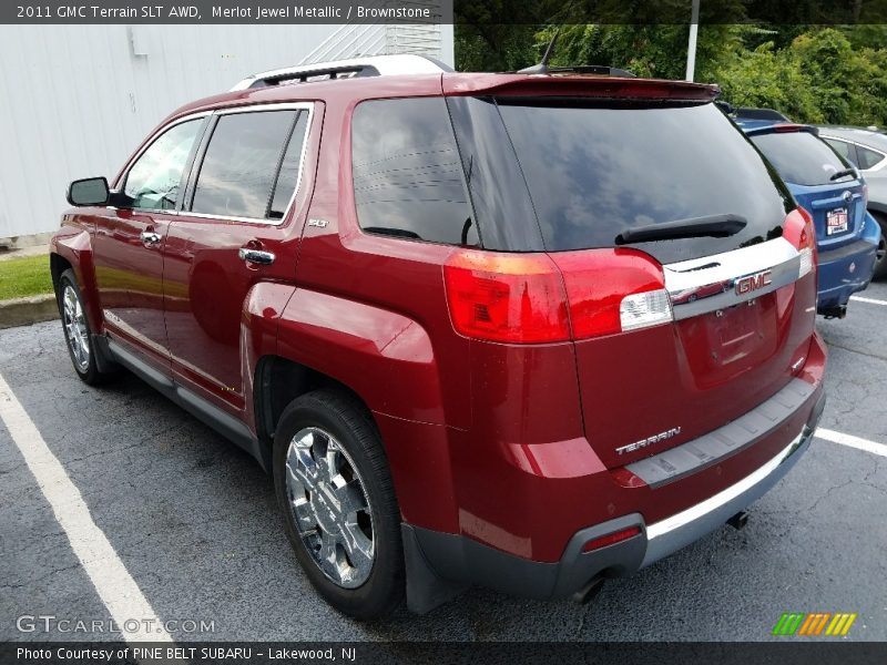 Merlot Jewel Metallic / Brownstone 2011 GMC Terrain SLT AWD
