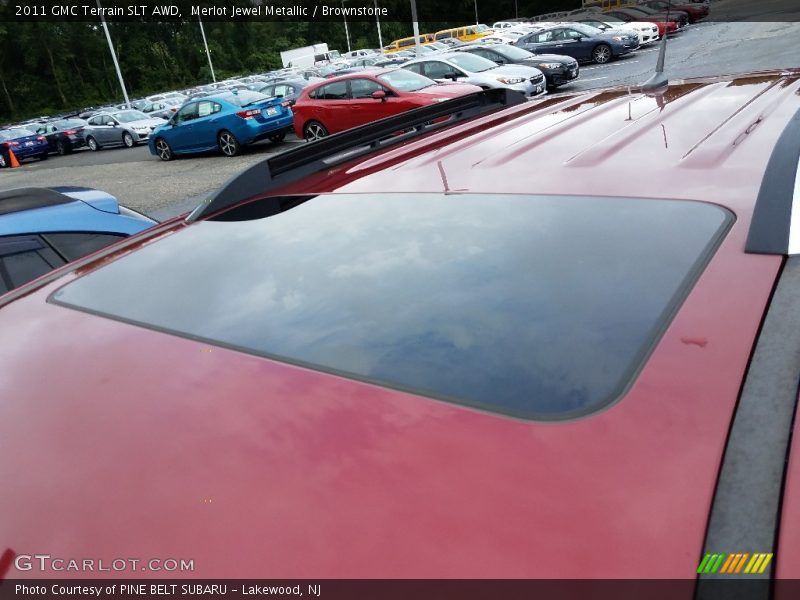 Merlot Jewel Metallic / Brownstone 2011 GMC Terrain SLT AWD