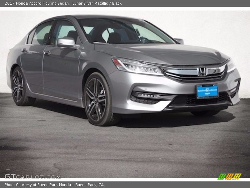 Lunar Silver Metallic / Black 2017 Honda Accord Touring Sedan