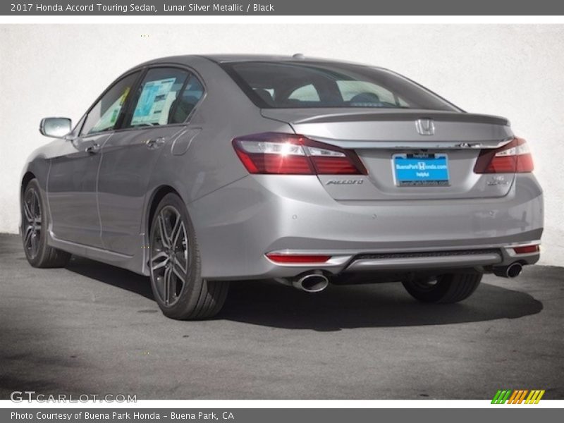 Lunar Silver Metallic / Black 2017 Honda Accord Touring Sedan