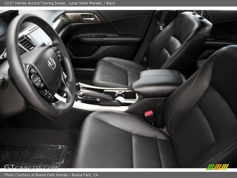 Lunar Silver Metallic / Black 2017 Honda Accord Touring Sedan
