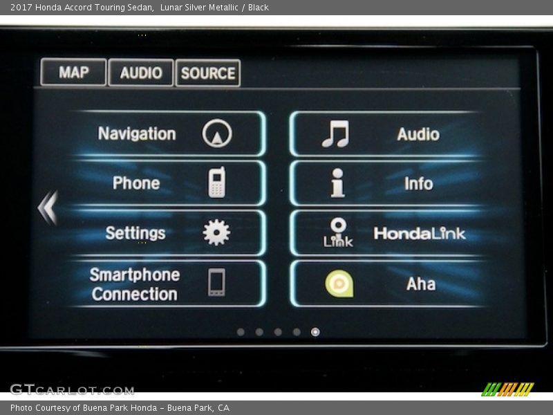 Lunar Silver Metallic / Black 2017 Honda Accord Touring Sedan