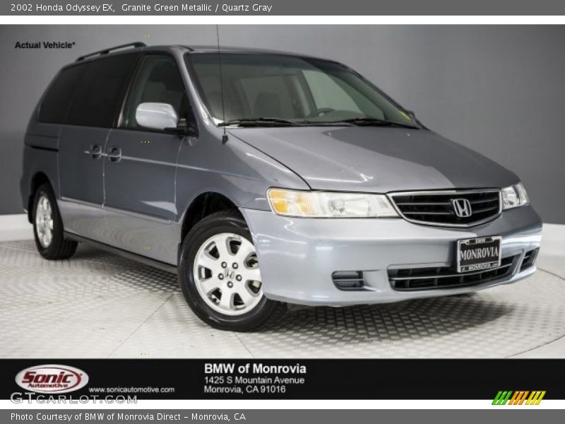 Granite Green Metallic / Quartz Gray 2002 Honda Odyssey EX