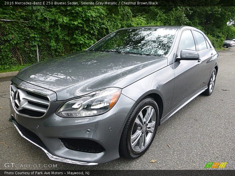 Selenite Grey Metallic / Chestnut Brown/Black 2016 Mercedes-Benz E 250 Bluetec Sedan