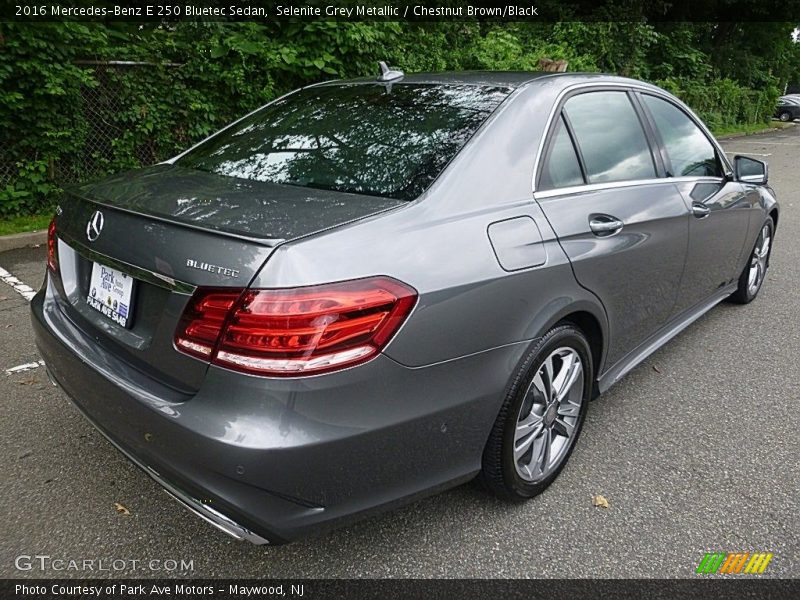 Selenite Grey Metallic / Chestnut Brown/Black 2016 Mercedes-Benz E 250 Bluetec Sedan