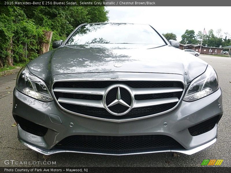 Selenite Grey Metallic / Chestnut Brown/Black 2016 Mercedes-Benz E 250 Bluetec Sedan