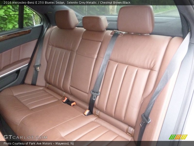 Rear Seat of 2016 E 250 Bluetec Sedan