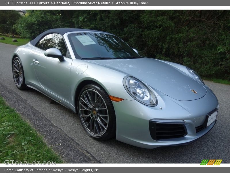 Front 3/4 View of 2017 911 Carrera 4 Cabriolet