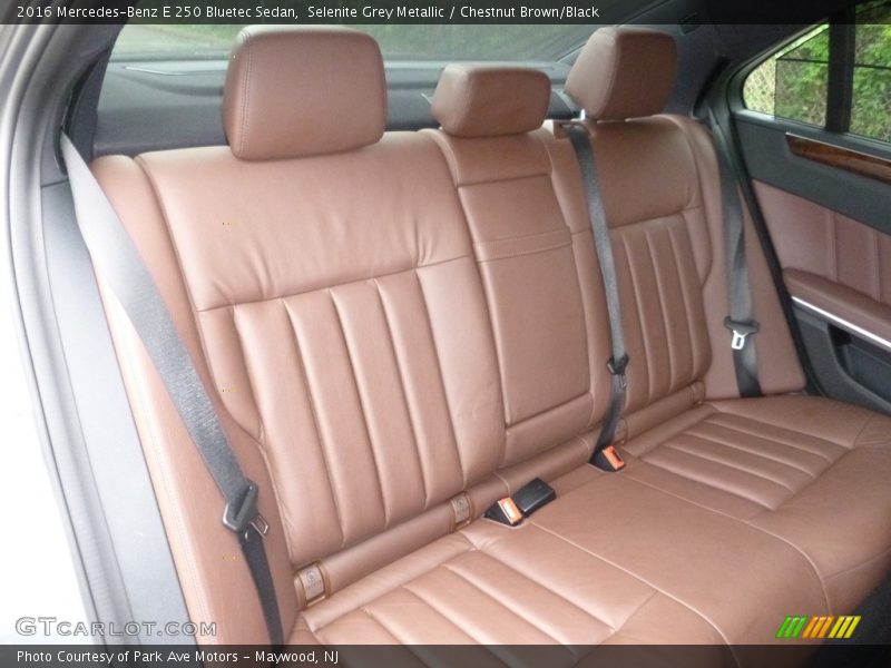 Rear Seat of 2016 E 250 Bluetec Sedan