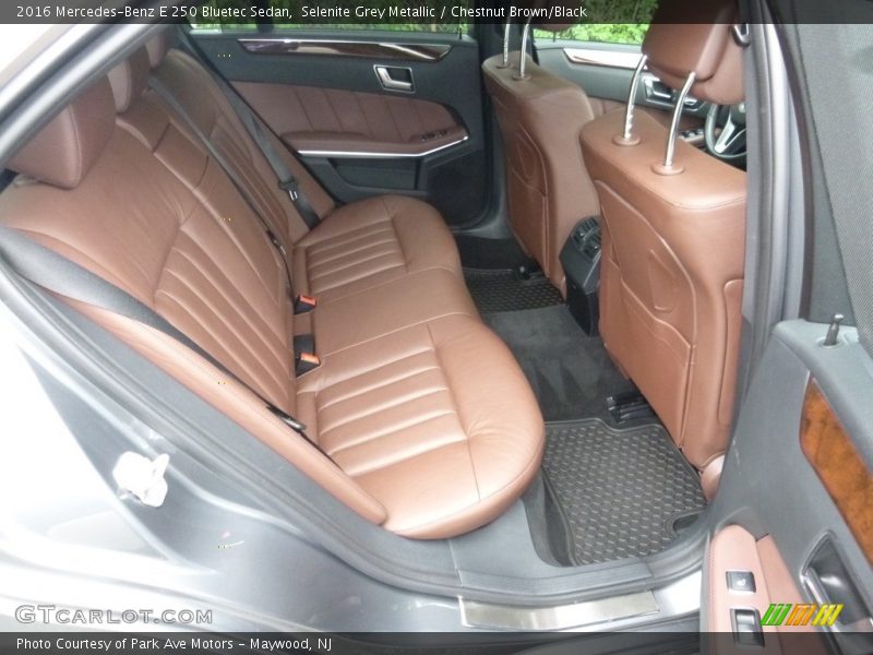 Rear Seat of 2016 E 250 Bluetec Sedan