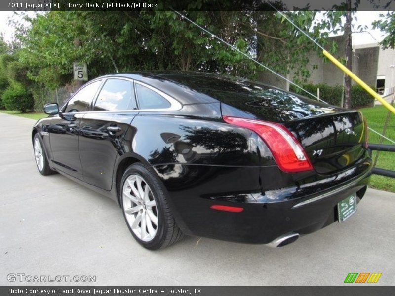 Ebony Black / Jet Black/Jet Black 2011 Jaguar XJ XJ