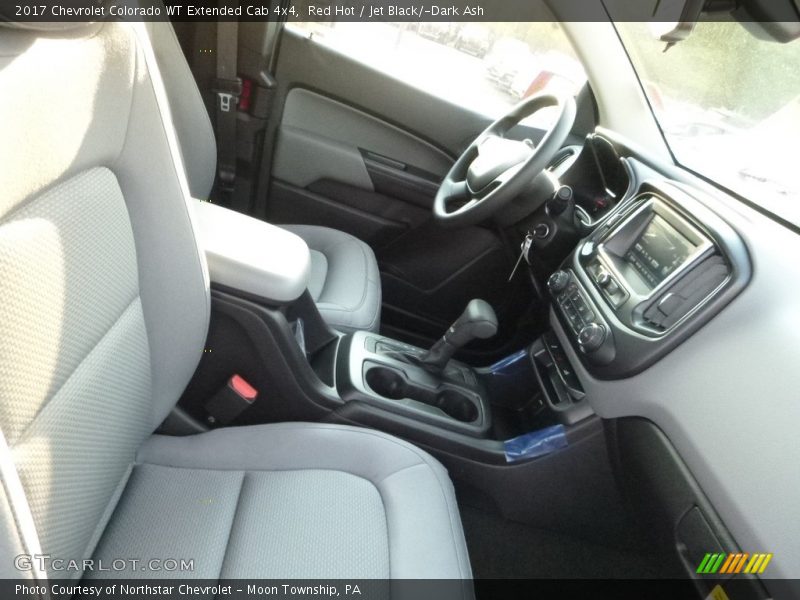 Red Hot / Jet Black/­Dark Ash 2017 Chevrolet Colorado WT Extended Cab 4x4