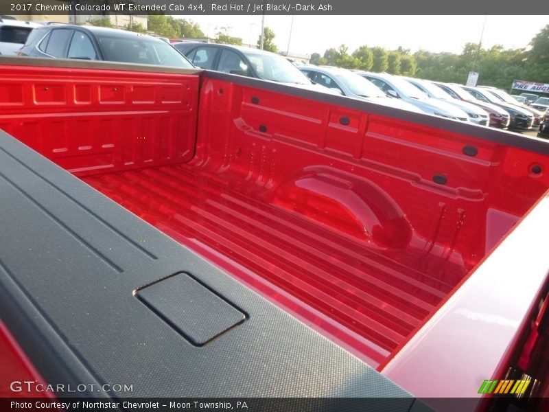 Red Hot / Jet Black/­Dark Ash 2017 Chevrolet Colorado WT Extended Cab 4x4