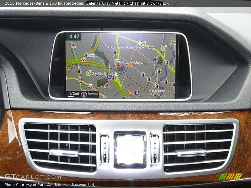 Navigation of 2016 E 250 Bluetec Sedan
