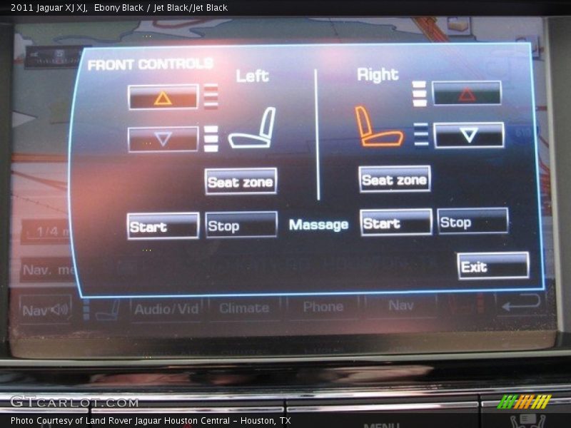 Ebony Black / Jet Black/Jet Black 2011 Jaguar XJ XJ