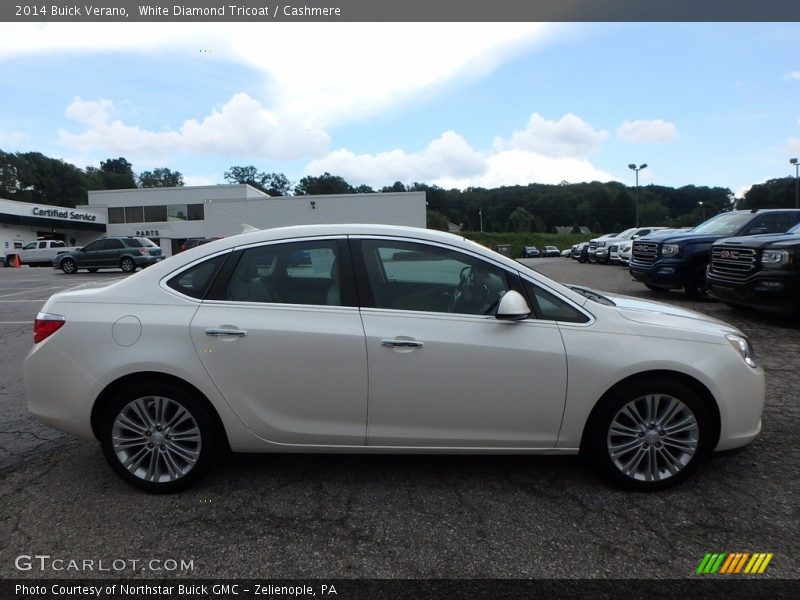 White Diamond Tricoat / Cashmere 2014 Buick Verano