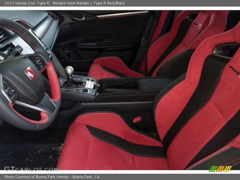 Front Seat of 2017 Civic Type R