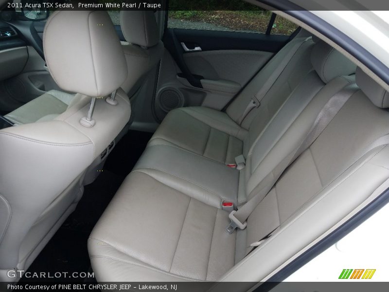 Premium White Pearl / Taupe 2011 Acura TSX Sedan