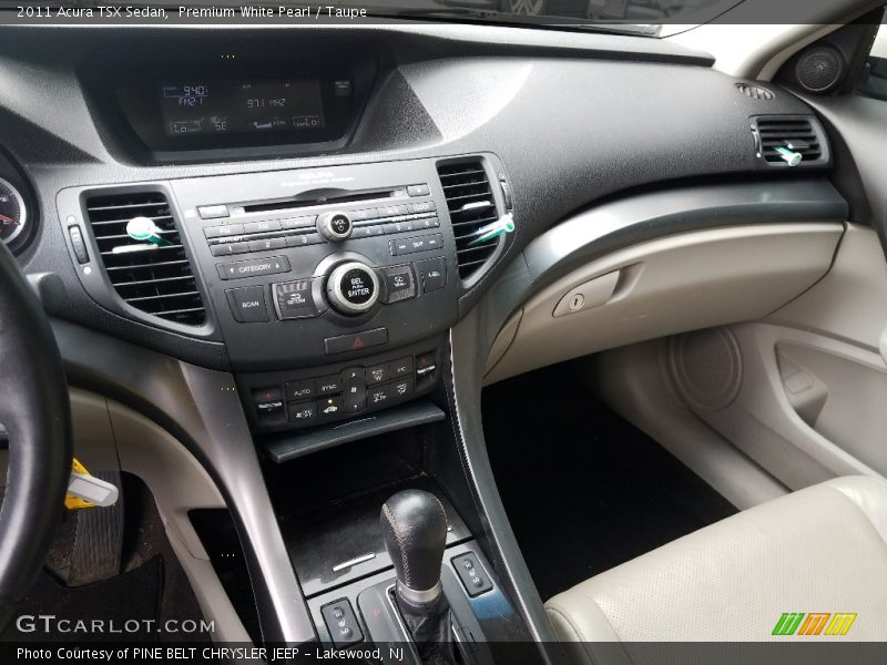 Premium White Pearl / Taupe 2011 Acura TSX Sedan
