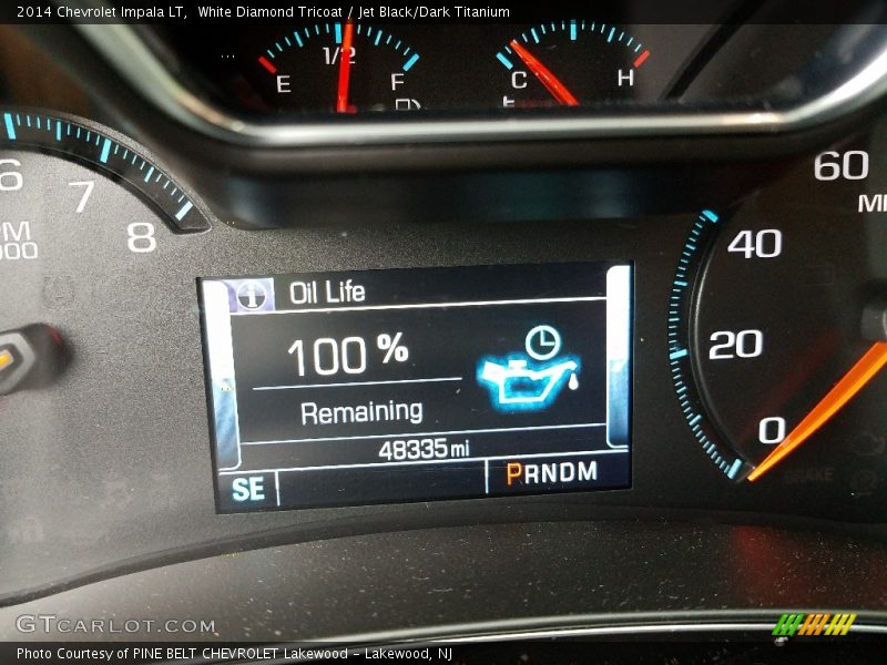 White Diamond Tricoat / Jet Black/Dark Titanium 2014 Chevrolet Impala LT