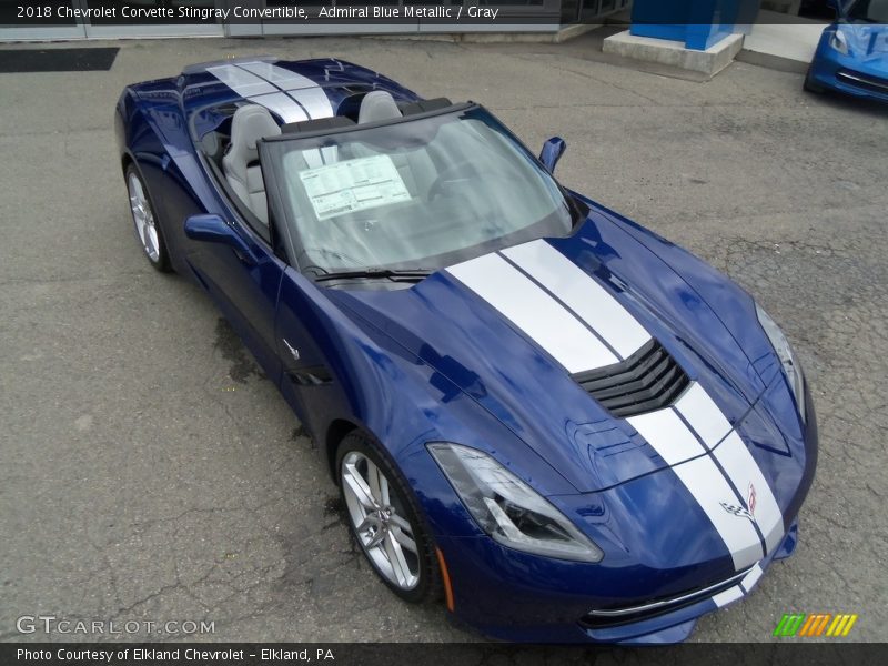  2018 Corvette Stingray Convertible Admiral Blue Metallic