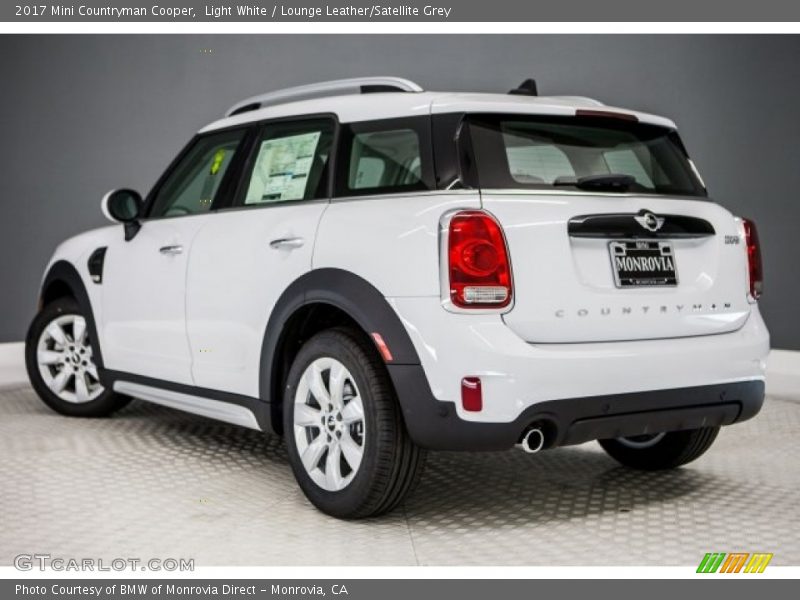 Light White / Lounge Leather/Satellite Grey 2017 Mini Countryman Cooper