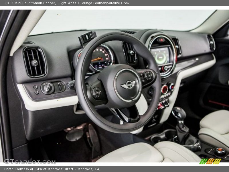 Light White / Lounge Leather/Satellite Grey 2017 Mini Countryman Cooper