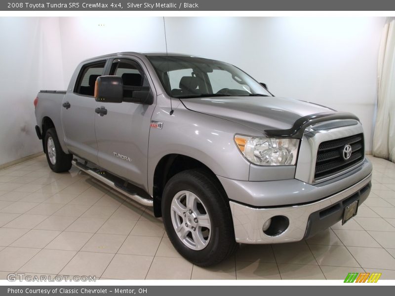 Silver Sky Metallic / Black 2008 Toyota Tundra SR5 CrewMax 4x4