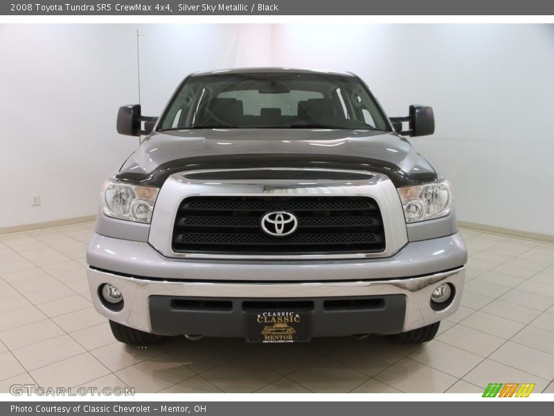 Silver Sky Metallic / Black 2008 Toyota Tundra SR5 CrewMax 4x4