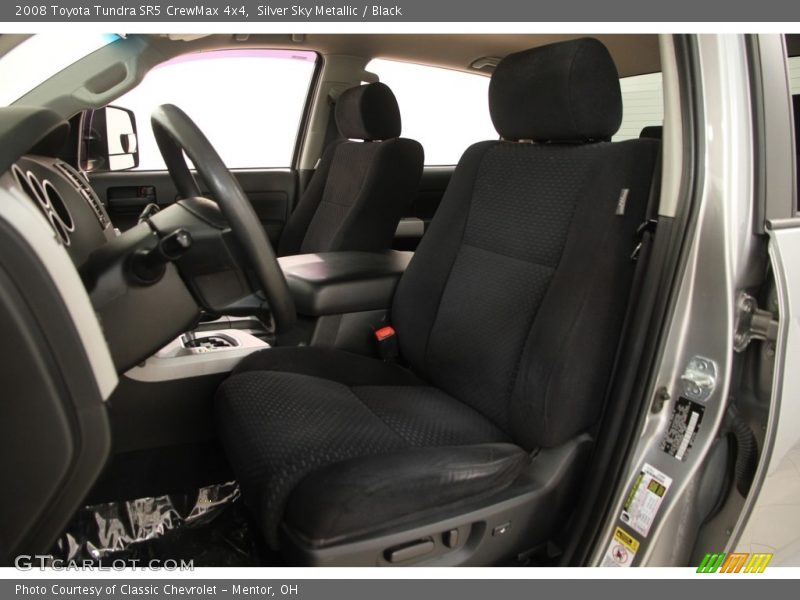 Silver Sky Metallic / Black 2008 Toyota Tundra SR5 CrewMax 4x4