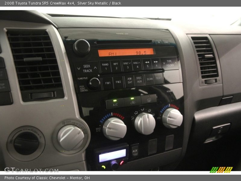 Silver Sky Metallic / Black 2008 Toyota Tundra SR5 CrewMax 4x4