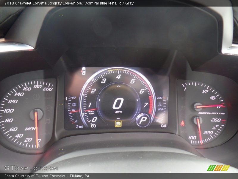  2018 Corvette Stingray Convertible Stingray Convertible Gauges