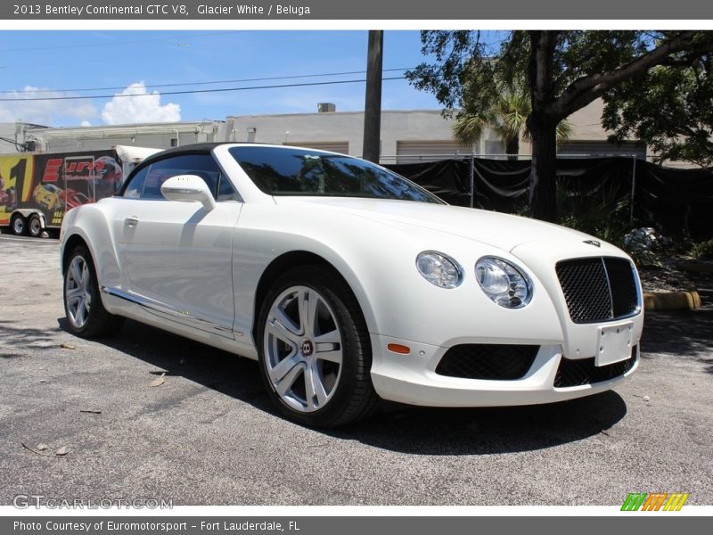 Glacier White / Beluga 2013 Bentley Continental GTC V8