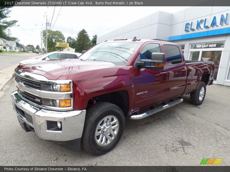 Butte Red Metallic / Jet Black 2017 Chevrolet Silverado 2500HD LT Crew Cab 4x4