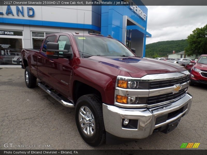 Butte Red Metallic / Jet Black 2017 Chevrolet Silverado 2500HD LT Crew Cab 4x4