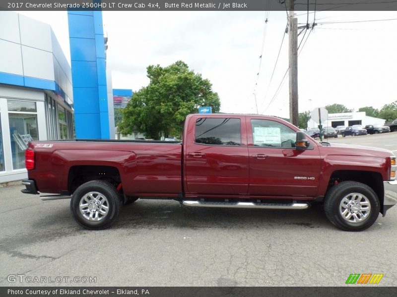 Butte Red Metallic / Jet Black 2017 Chevrolet Silverado 2500HD LT Crew Cab 4x4
