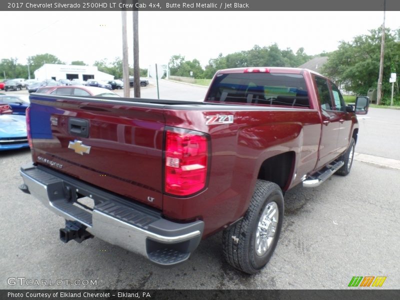Butte Red Metallic / Jet Black 2017 Chevrolet Silverado 2500HD LT Crew Cab 4x4