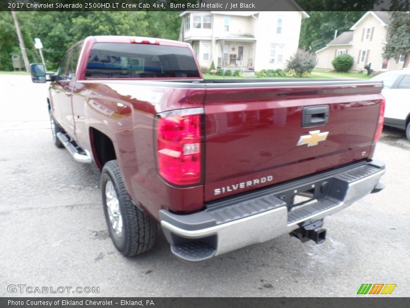 Butte Red Metallic / Jet Black 2017 Chevrolet Silverado 2500HD LT Crew Cab 4x4