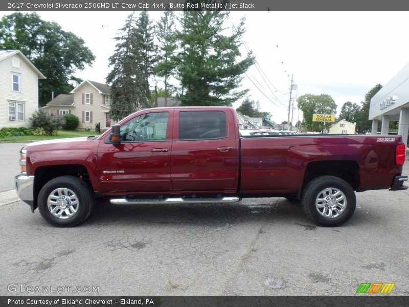 Butte Red Metallic / Jet Black 2017 Chevrolet Silverado 2500HD LT Crew Cab 4x4