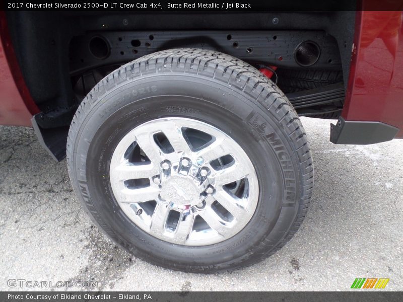Butte Red Metallic / Jet Black 2017 Chevrolet Silverado 2500HD LT Crew Cab 4x4