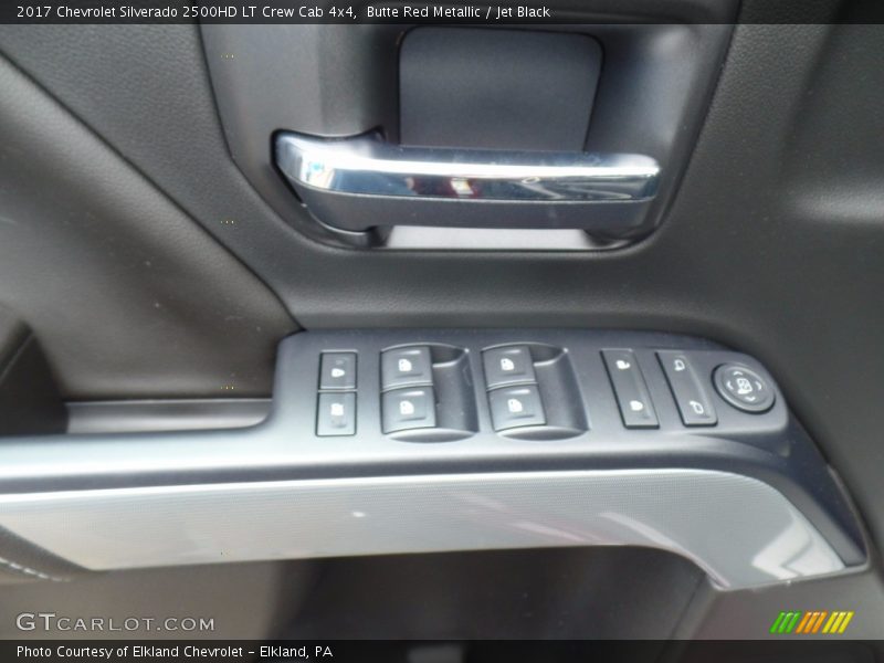 Butte Red Metallic / Jet Black 2017 Chevrolet Silverado 2500HD LT Crew Cab 4x4