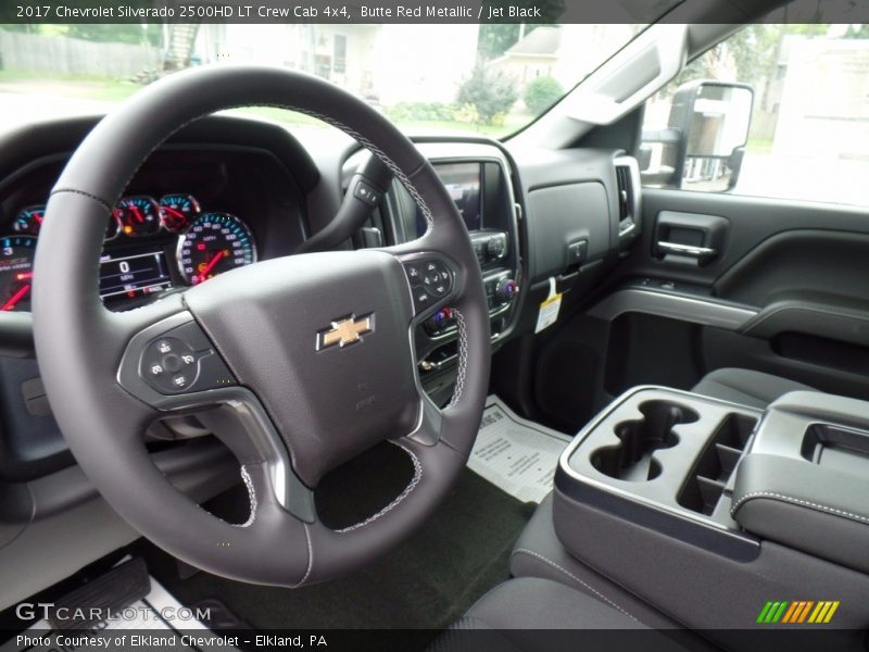 Butte Red Metallic / Jet Black 2017 Chevrolet Silverado 2500HD LT Crew Cab 4x4