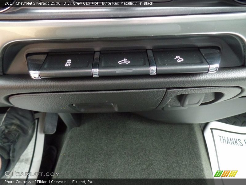 Butte Red Metallic / Jet Black 2017 Chevrolet Silverado 2500HD LT Crew Cab 4x4