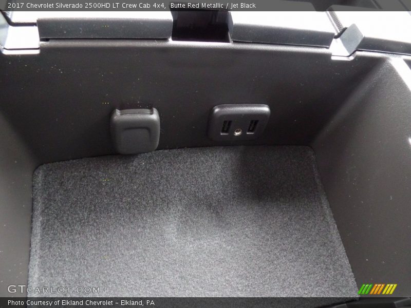 Butte Red Metallic / Jet Black 2017 Chevrolet Silverado 2500HD LT Crew Cab 4x4