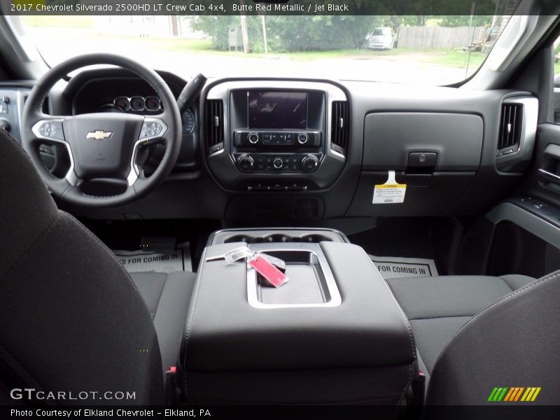 Butte Red Metallic / Jet Black 2017 Chevrolet Silverado 2500HD LT Crew Cab 4x4