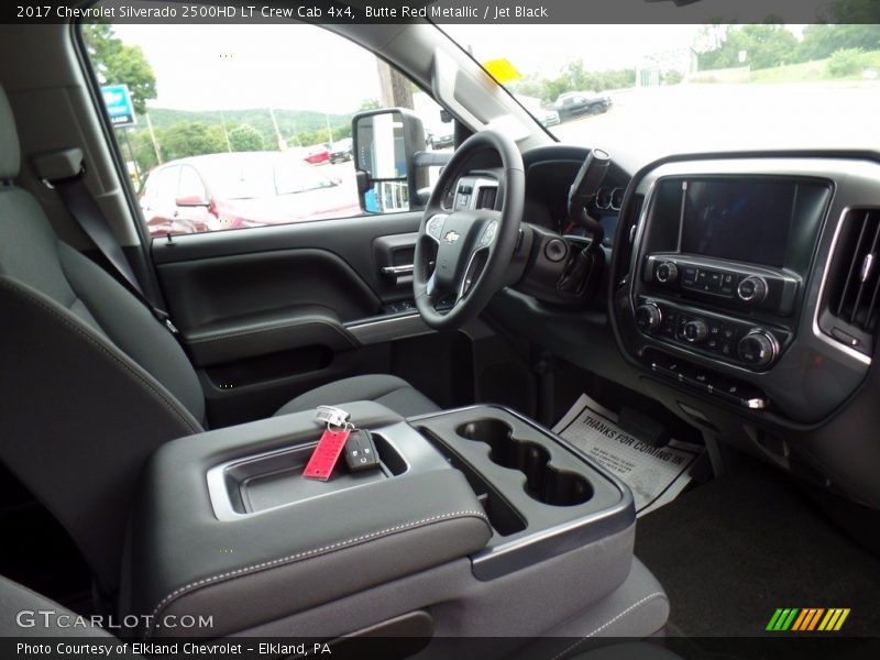 Butte Red Metallic / Jet Black 2017 Chevrolet Silverado 2500HD LT Crew Cab 4x4