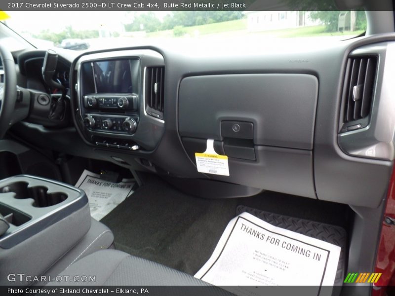 Butte Red Metallic / Jet Black 2017 Chevrolet Silverado 2500HD LT Crew Cab 4x4